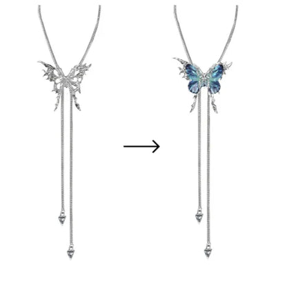 Necrolis – Collier Papillon de Minuit Éternel