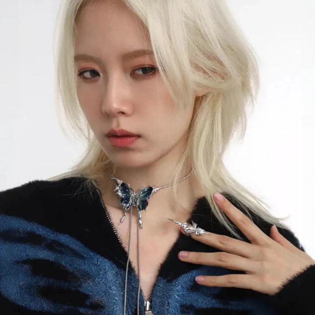 Necrolis – Collier Papillon de Minuit Éternel